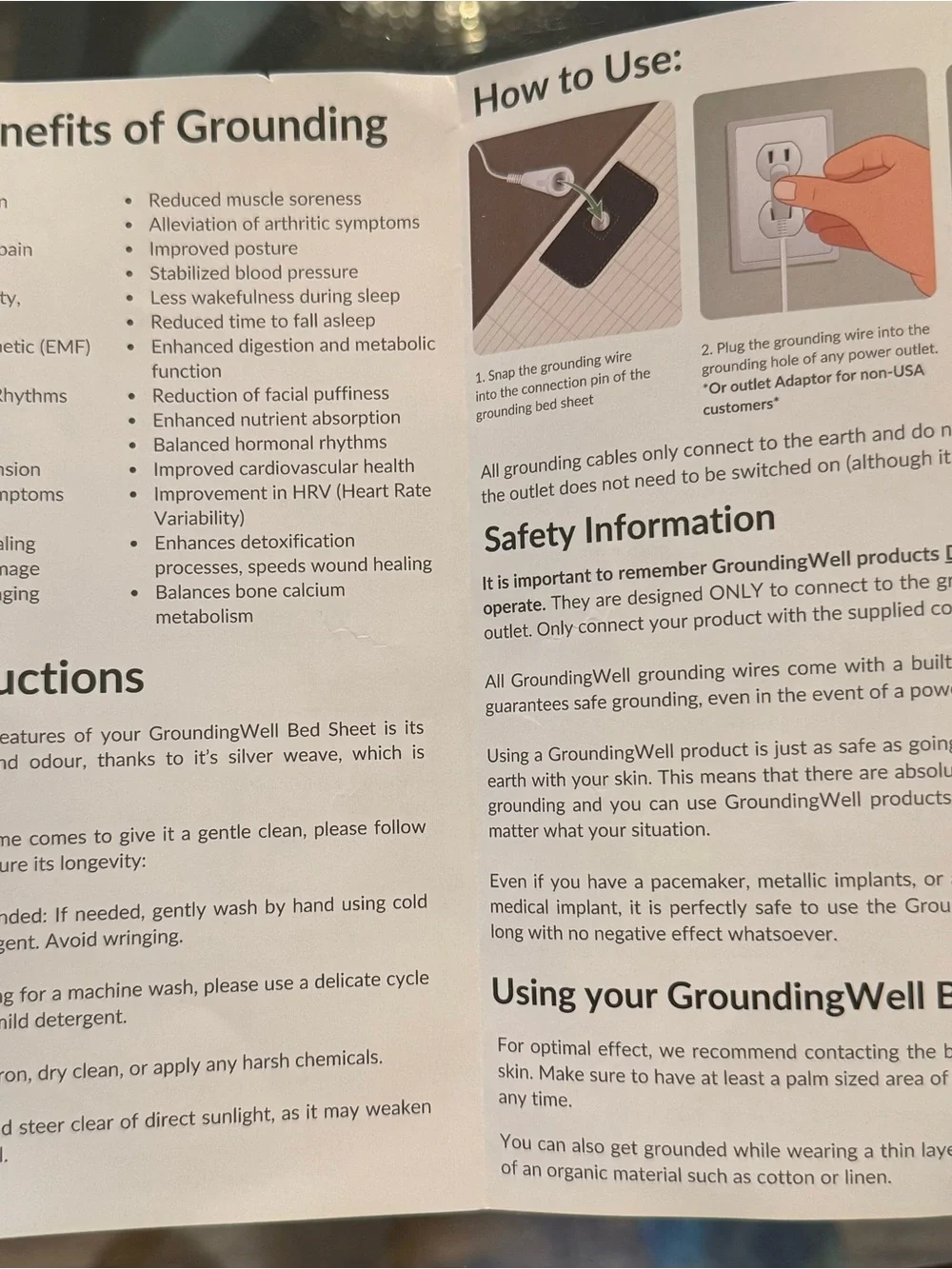 Grounding Well white flat